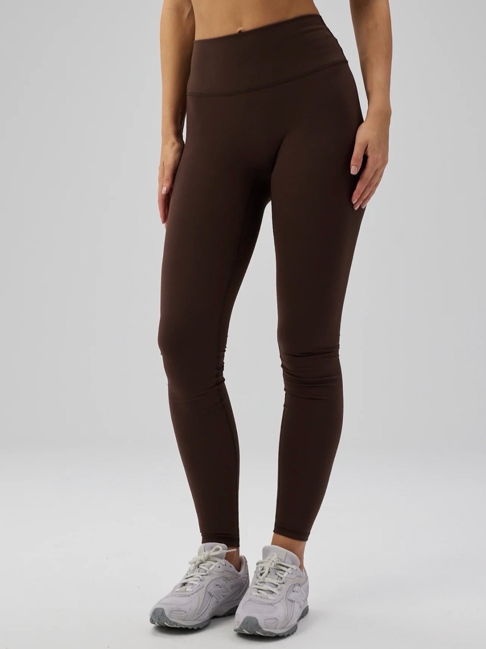NEW Exercere Sculpt Scrunch Tights Pecan Brown Medium Activewear